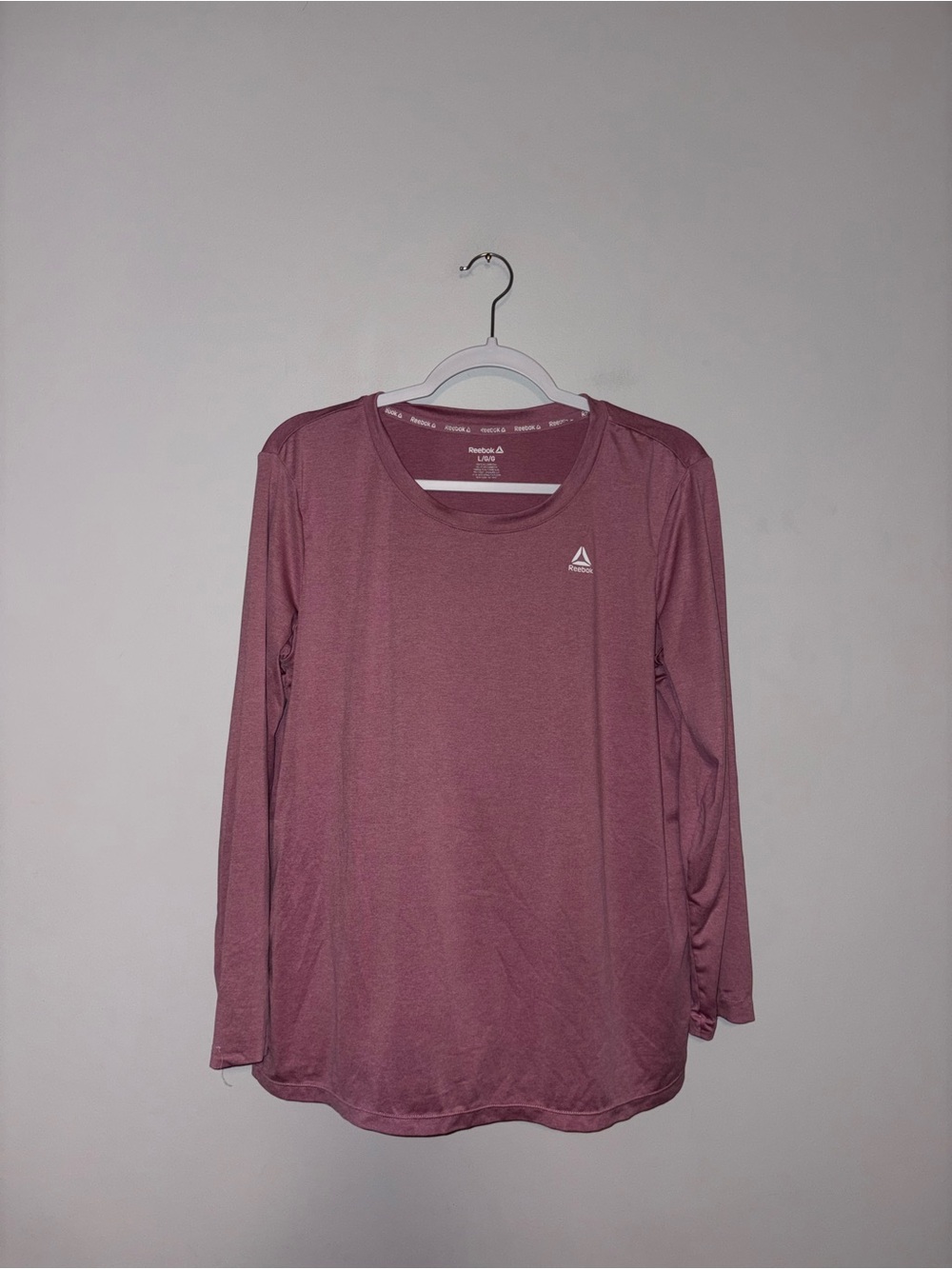 Reebok | Pink Longsleeve | Size Large